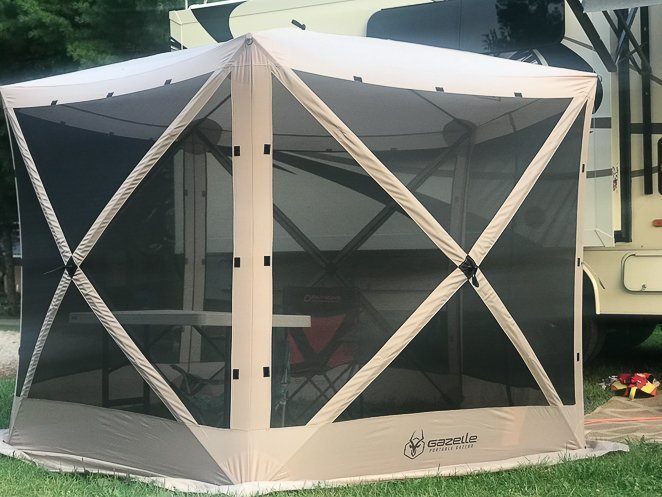 Gazelle Tent - RV Office Idea