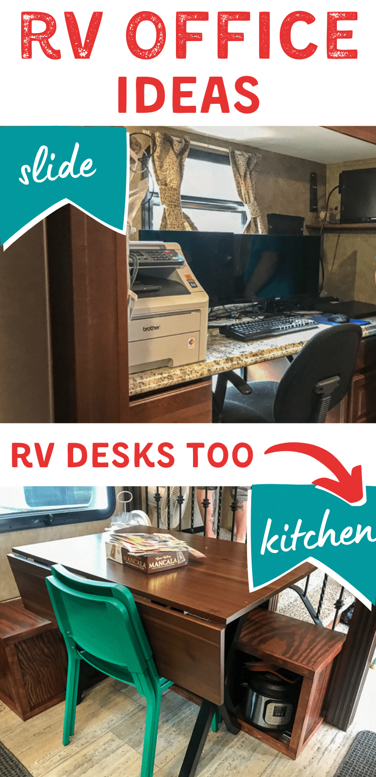 RV Desk and RV Office Ideas