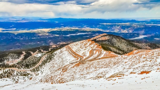 CO road trip views - Pikes Peak Colorado