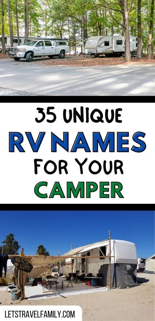 35 Fun RV Names Unique Camper Names You ll Love Let s Travel Family